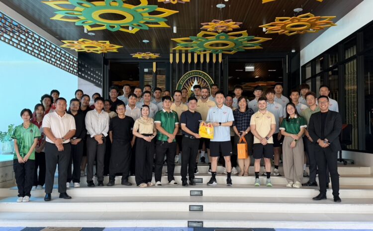  ต้อนรับนักฟุตซอลจากสาธารณรัฐประชาชนจีน สู่ The PBRU Heritage
