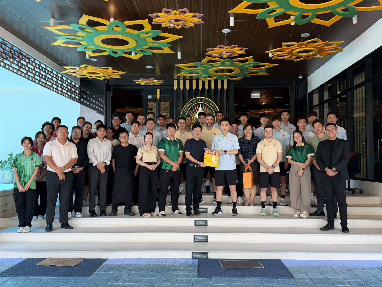 ต้อนรับนักฟุตซอลจากสาธารณรัฐประชาชนจีน สู่ The PBRU Heritage