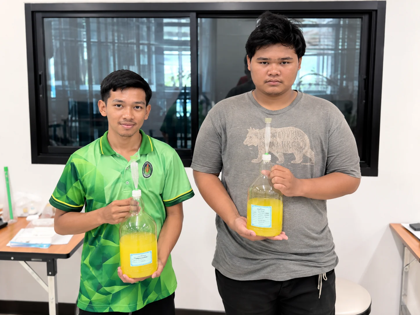 นักศึกษานำเสนอผลิตภัณฑ์ที่ต่อยอดจากการเรียนรู้