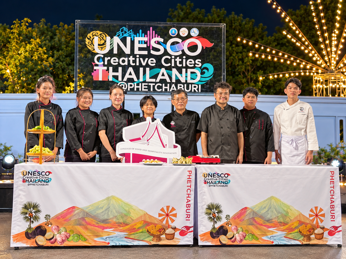 อาจารย์และนักศึกษาสาขาอาหารสร้างสรรค์ร่วมกิจกรรม UNESCO Creative Cities Thailand ที่เพชรบุรี
